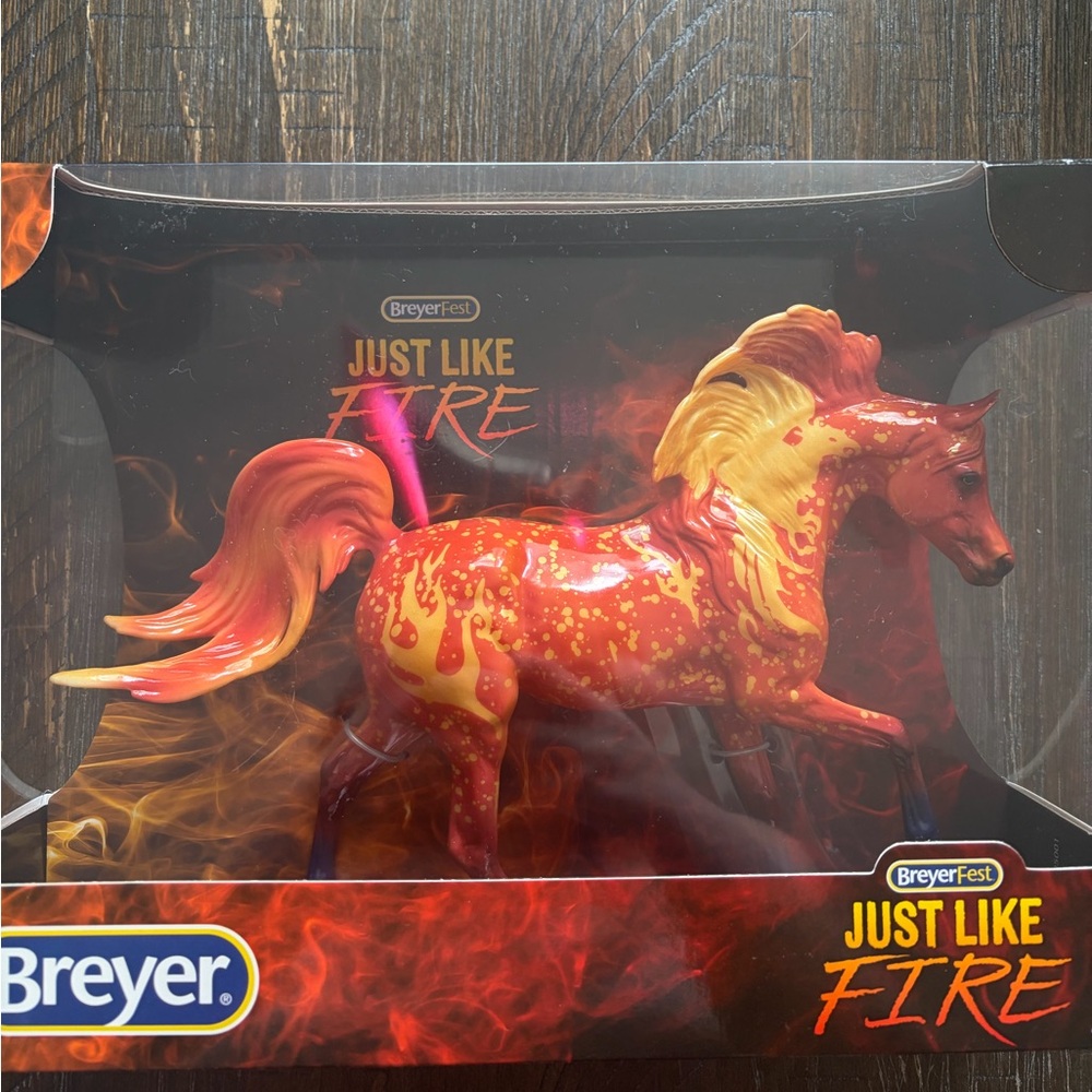 BreyerFest "Just Like Fire" Breyer Model Horse - breyerfest